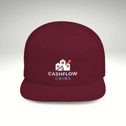 Cashflow Cribs Flat Bill Snapback Hat