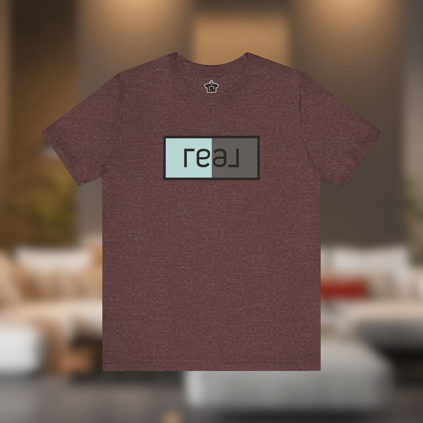 REAL Broker Logo – Modern Mint Grey Tee (Unofficial)