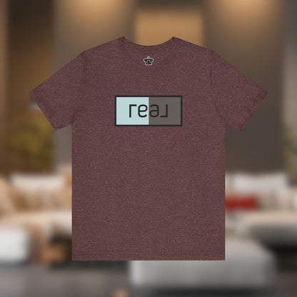 REAL Broker Logo – Modern Mint Grey Tee (Unofficial)
