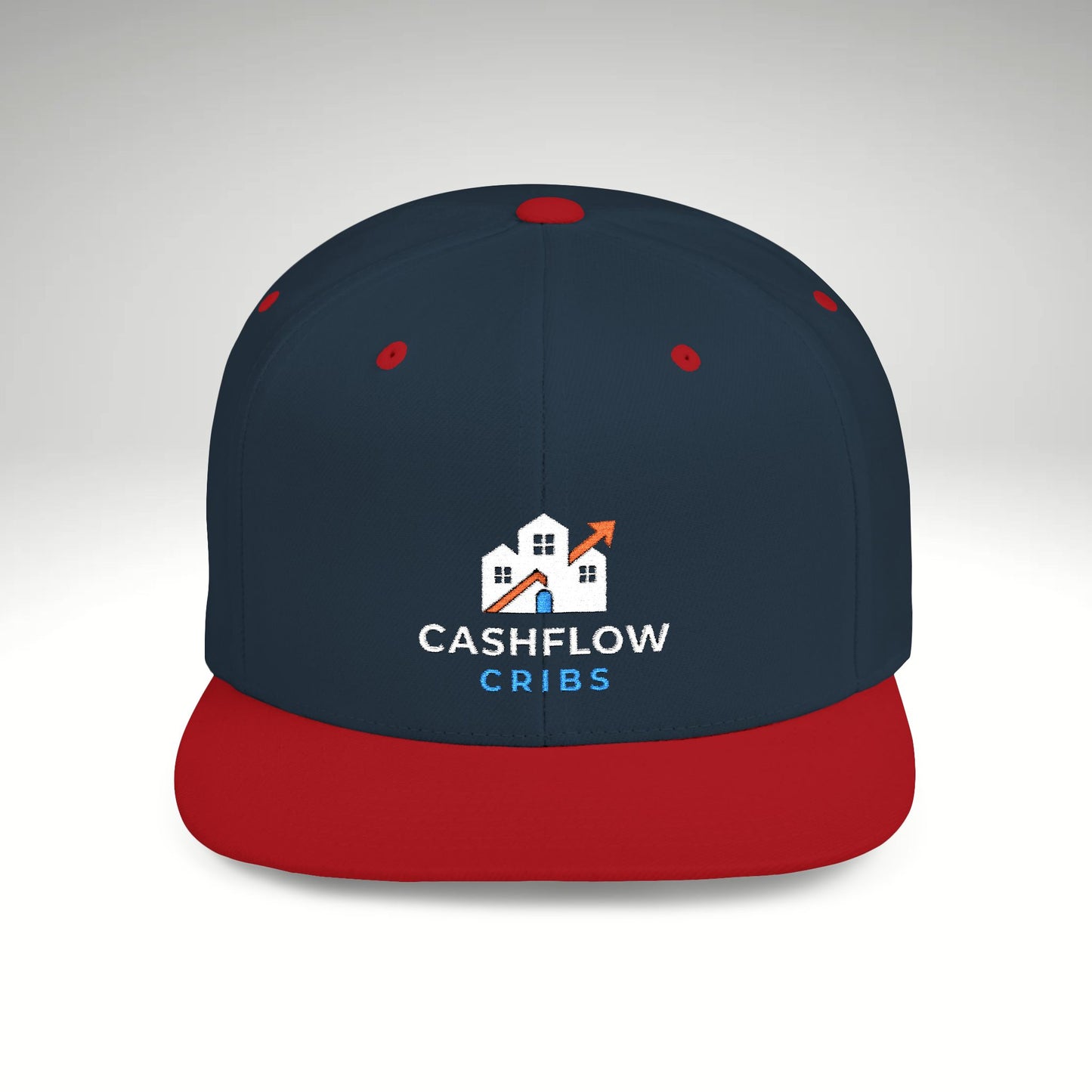 Cashflow Cribs Flat Bill Snapback Hat