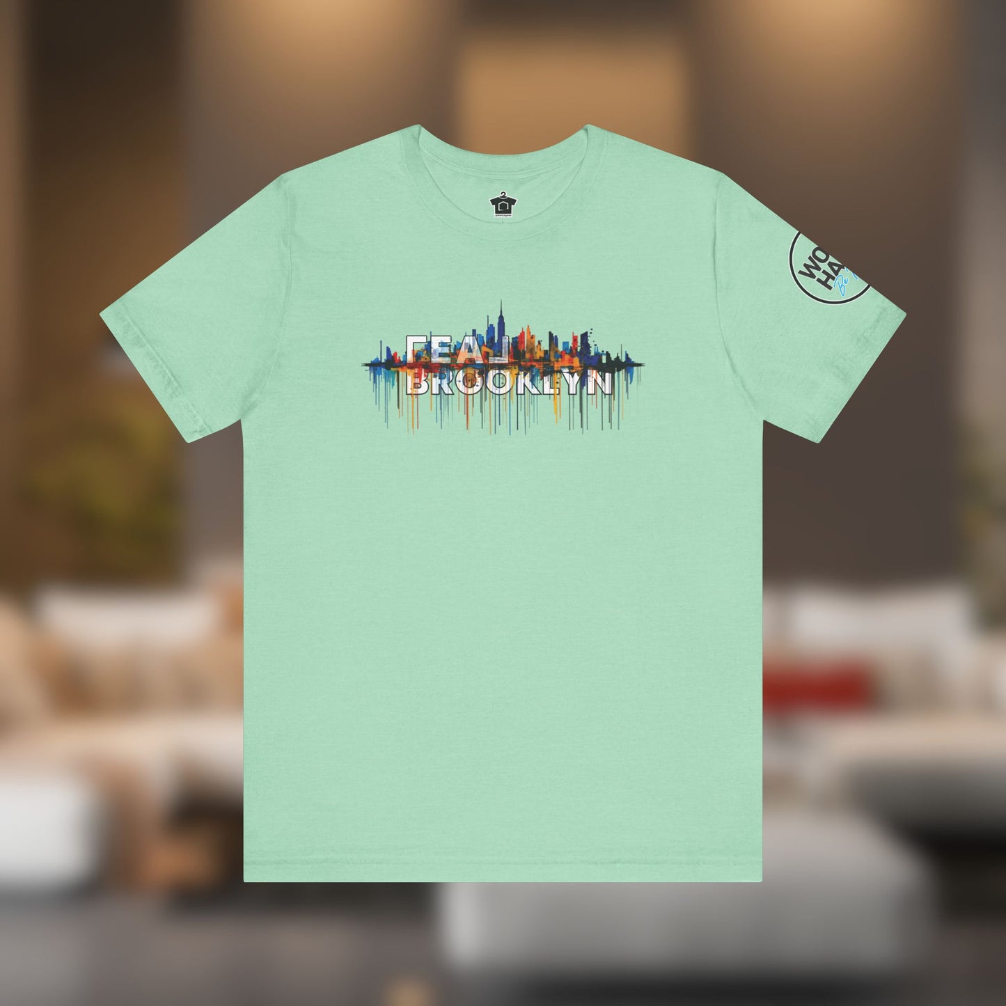 REAL Brooklyn Skyline Vector Drip Tee