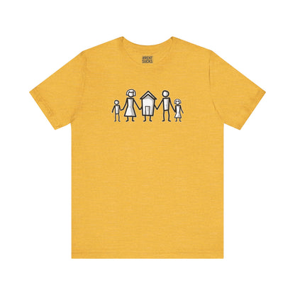 Home Is Where Family Begins" – Realtor T-Shirt
