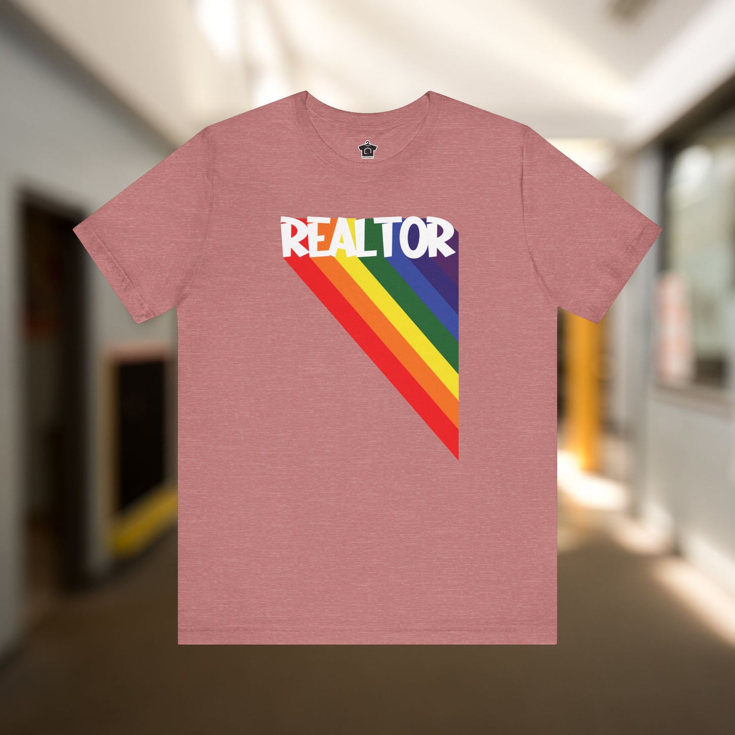 Realtor Rainbow Triangle Tshirt