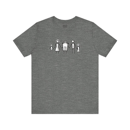 Home Is Where Family Begins" – Realtor T-Shirt