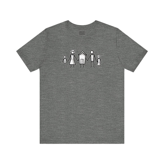 Home Is Where Family Begins" – Realtor T-Shirt