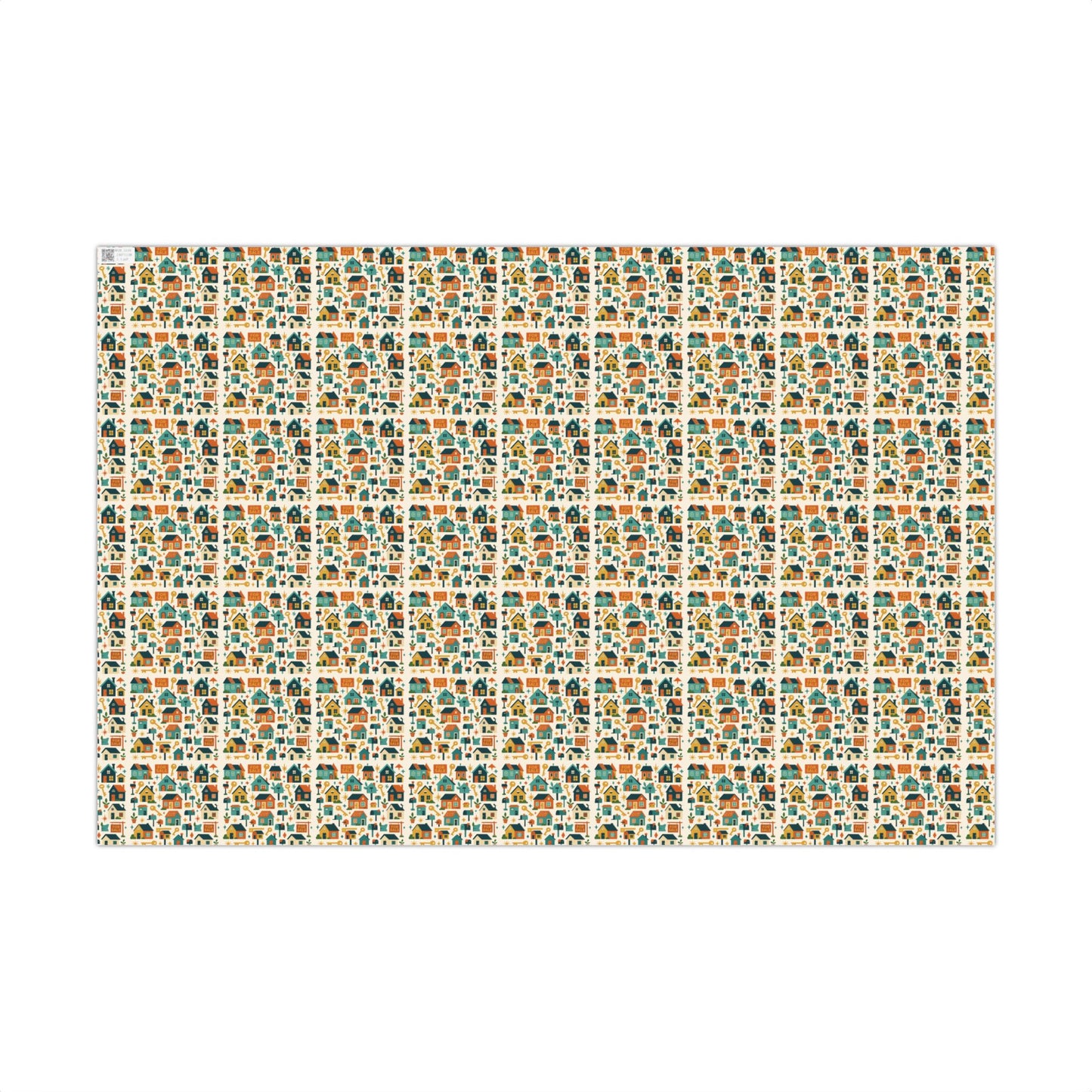 Vintage Neighborhood Holiday Gift Wrap