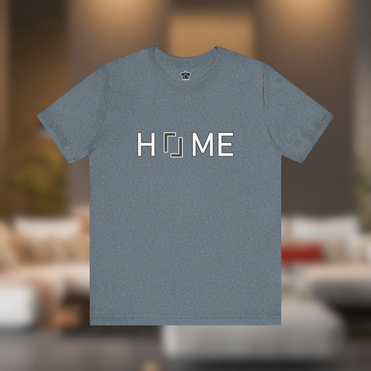At Home with REAL Grey Tee