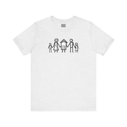Home Is Where Family Begins" – Realtor T-Shirt