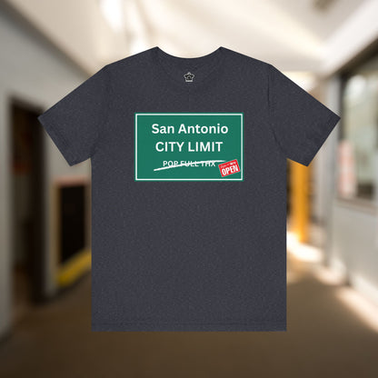 City Limit We're Open | San Antonio Tshirt