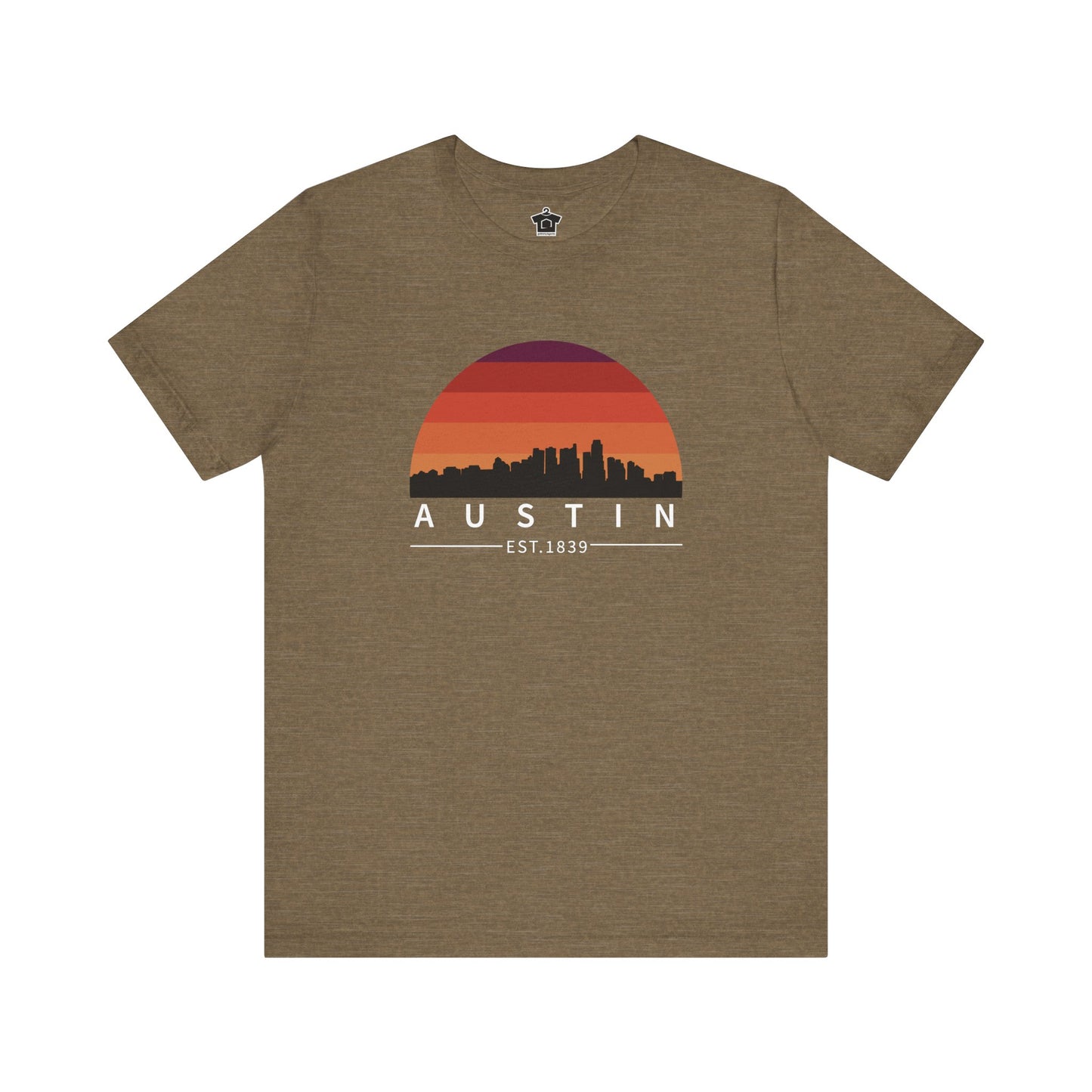Austin Established Retro Sunset Tshirt