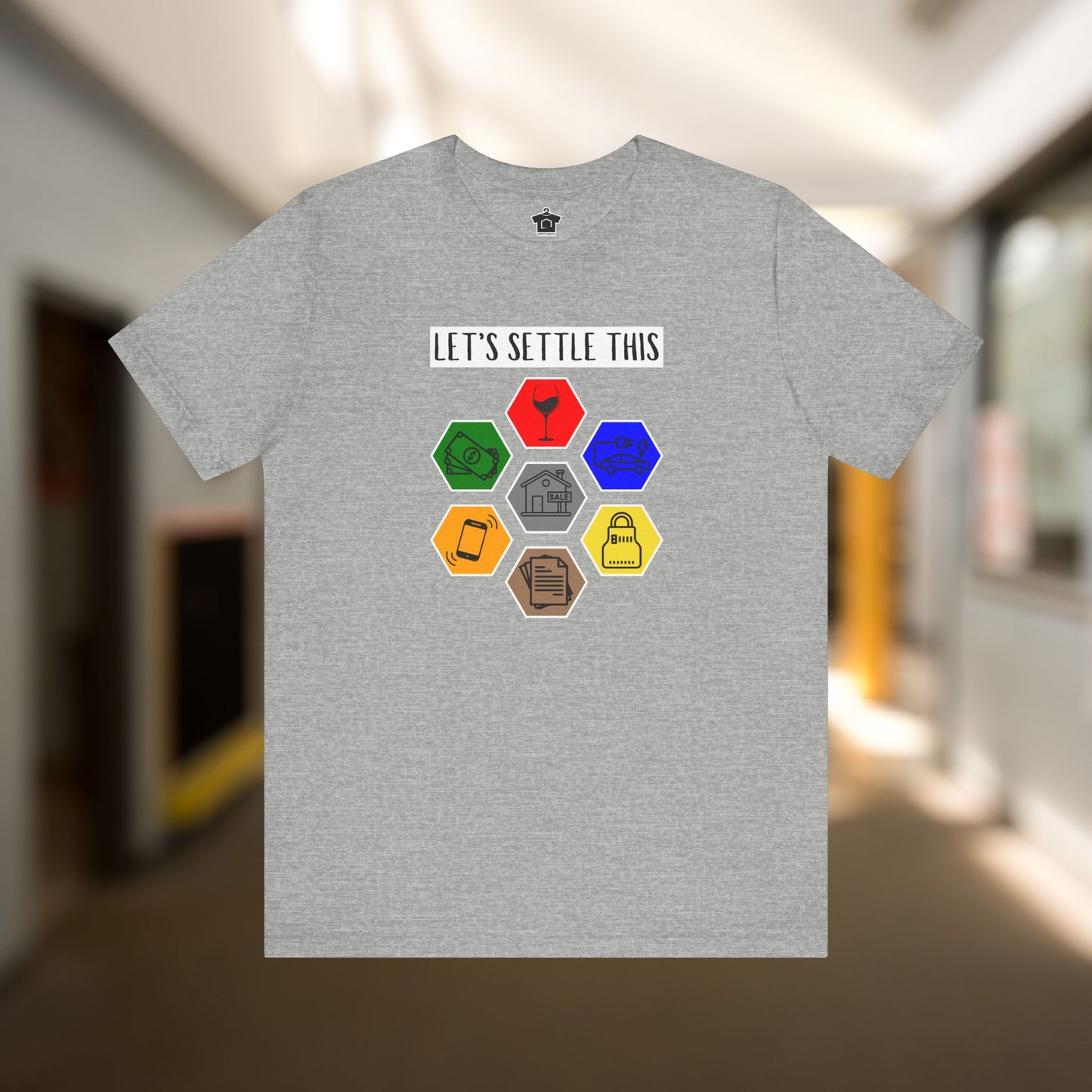 Let's Settle This Wine Version T-Shirt