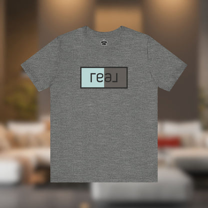 REAL Broker Logo – Modern Mint Grey Tee (Unofficial)