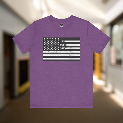 American Flag Real Estate Agent Distressed T-Shirt