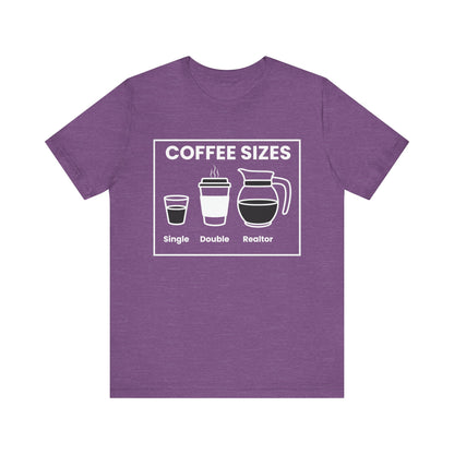 Coffee Sizes for Realtors