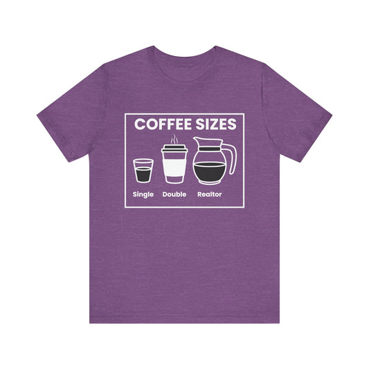 Coffee Sizes for Realtors
