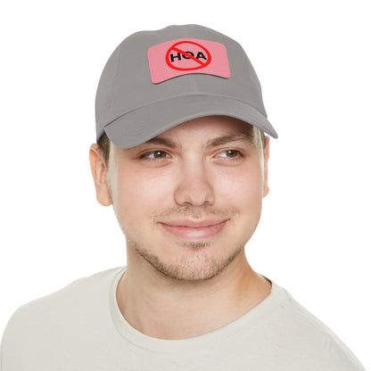 No HOA Hat with Leather Patch