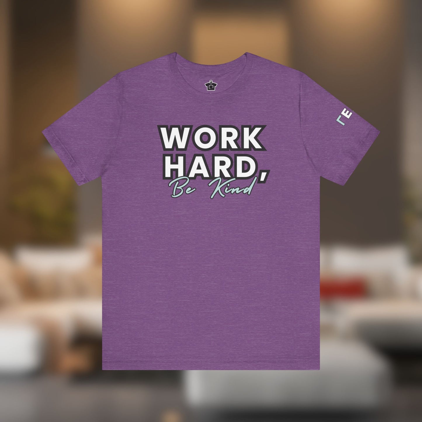 Work Hard, Be Kind – Modern Mint Tee (Unofficial)