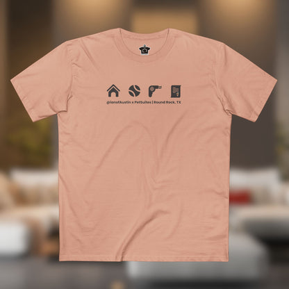 Our Services Icons Premium T-Shirt | @ianofAustin x PetSuites Round Rock