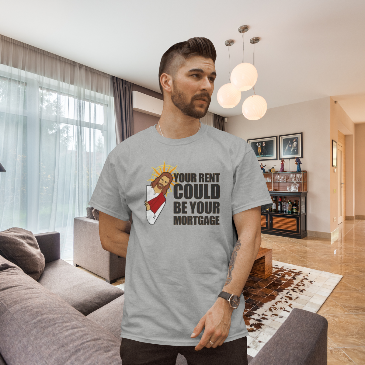 Your Rent Could Be Your Mortgage Classic Tee by ShirtyAgents, product mockup