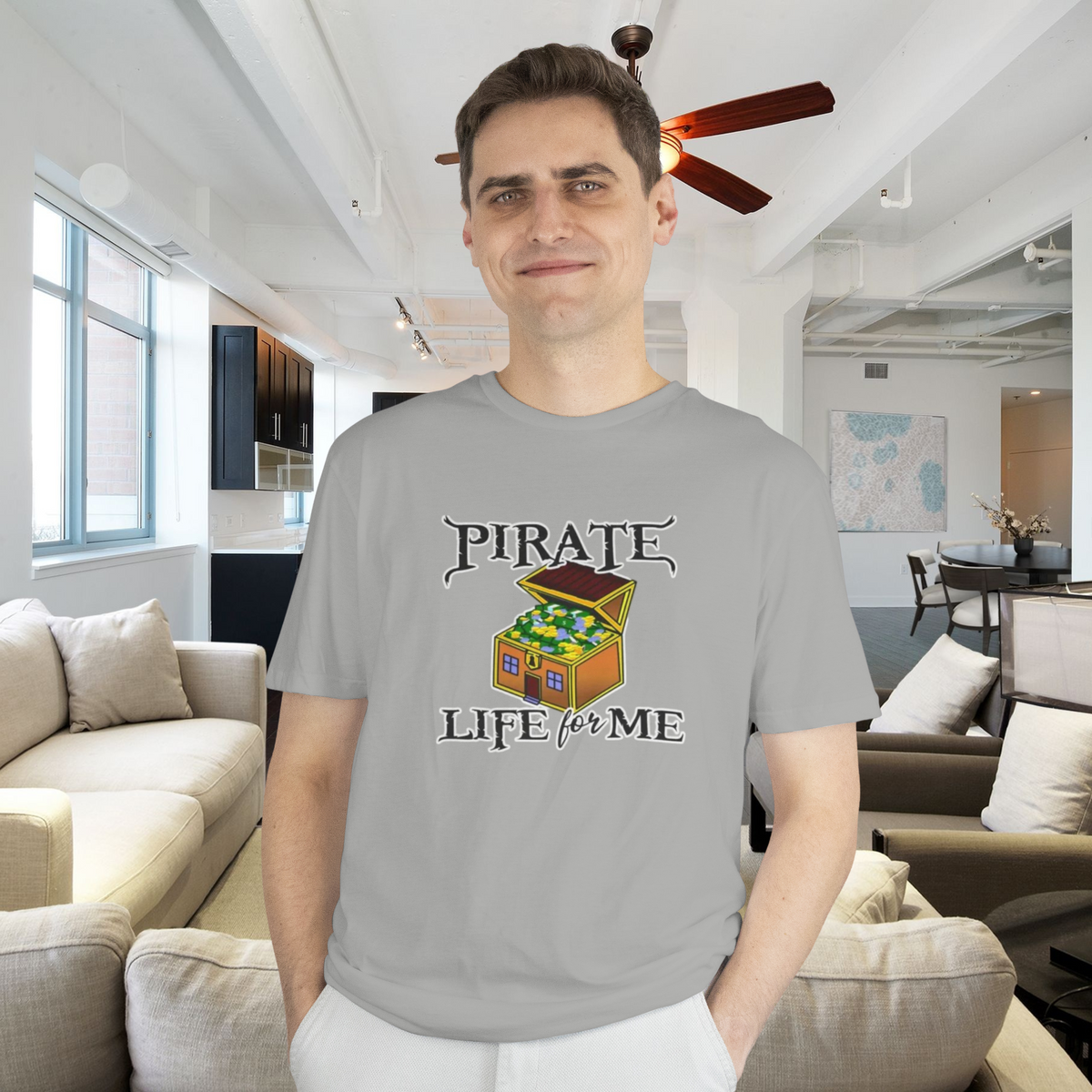 Pirate Life for Me Classic Tee by ShirtyAgents, product mockup