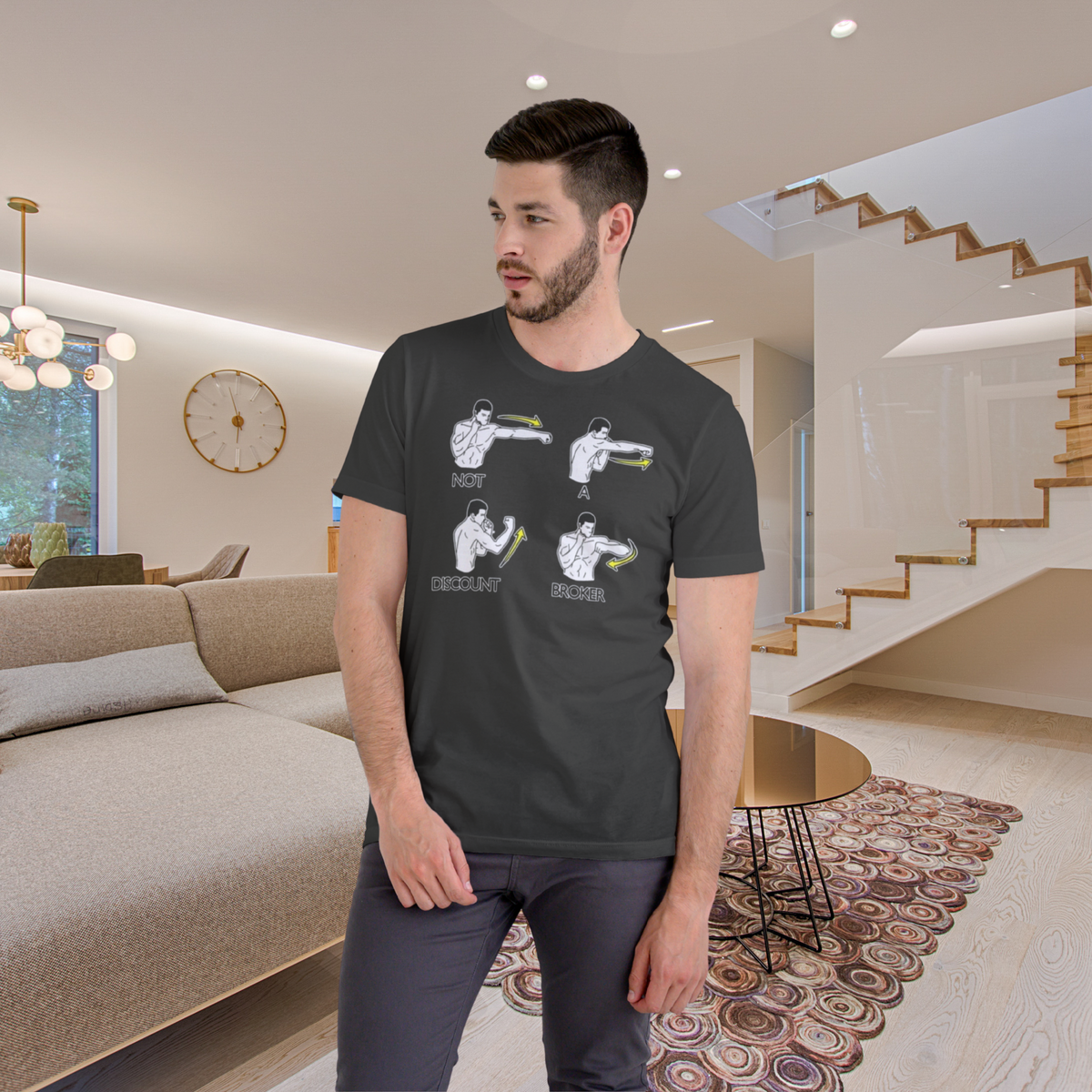 Not a Discount Broker Classic Tee by ShirtyAgents, product mockup