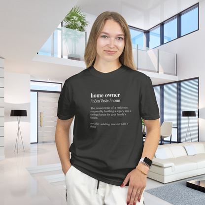 Definition of A Home Owner Text T-shirt