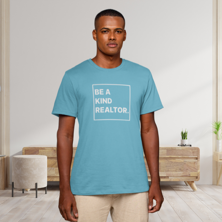 Be A Kind Realtor Classic Tee by ShirtyAgents, product mockup