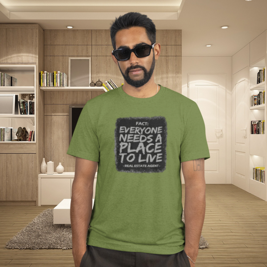 Everyone Needs a Place to Live – Unisex Jersey Tee
