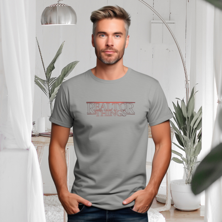 Strange Realtor Things - Funny Real Estate Classic Tee by ShirtyAgents, product mockup