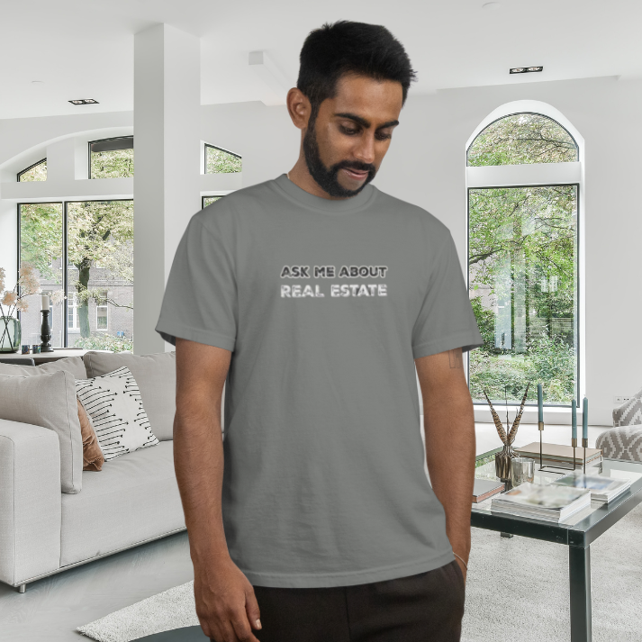 Ask Me About Real Estate (Bold Edition) T-Shirt