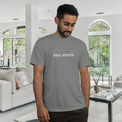 Ask Me About Real Estate (Bold Edition) T-Shirt