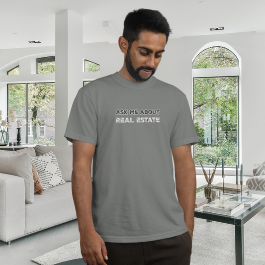 Ask Me About Real Estate (Bold Edition) T-Shirt