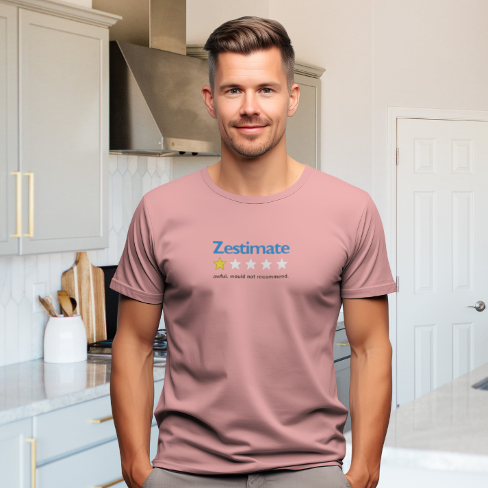 How Accurate Is The Zestimate? - Funny Real Estate Classic Tee by ShirtyAgents, product mockup