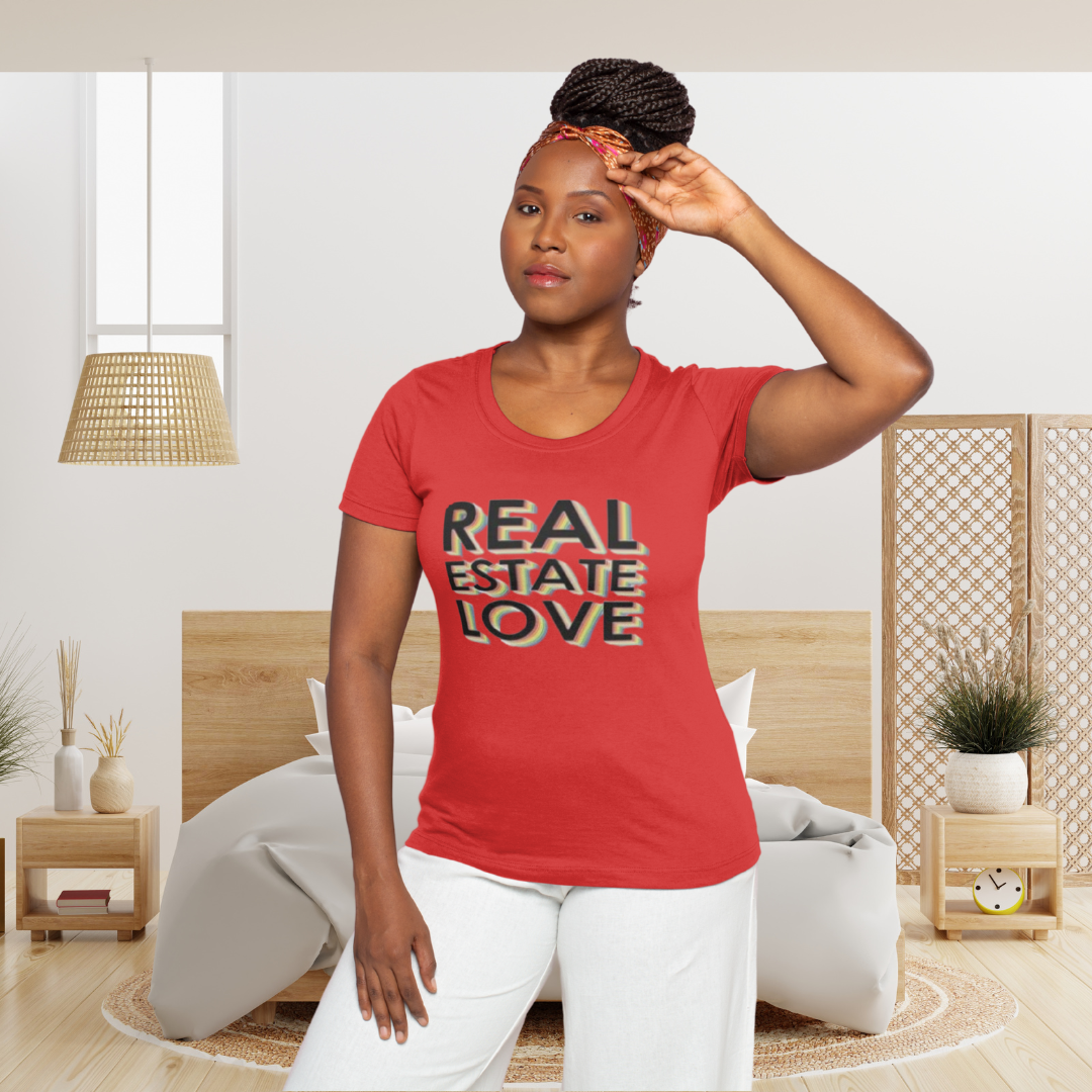 Real Estate Love Rainbow T-Shirt
