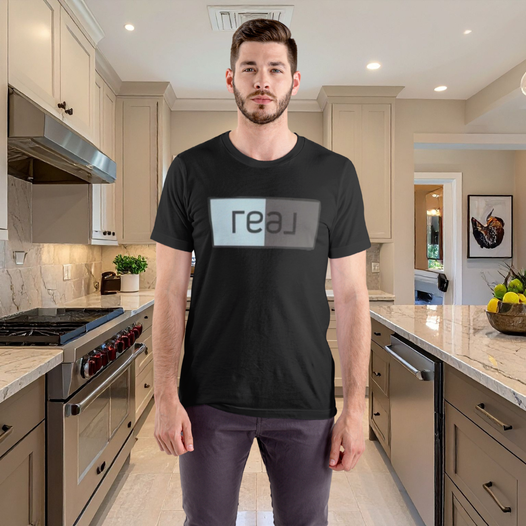 REAL Broker Logo – Modern Mint Grey Tee (Unofficial)