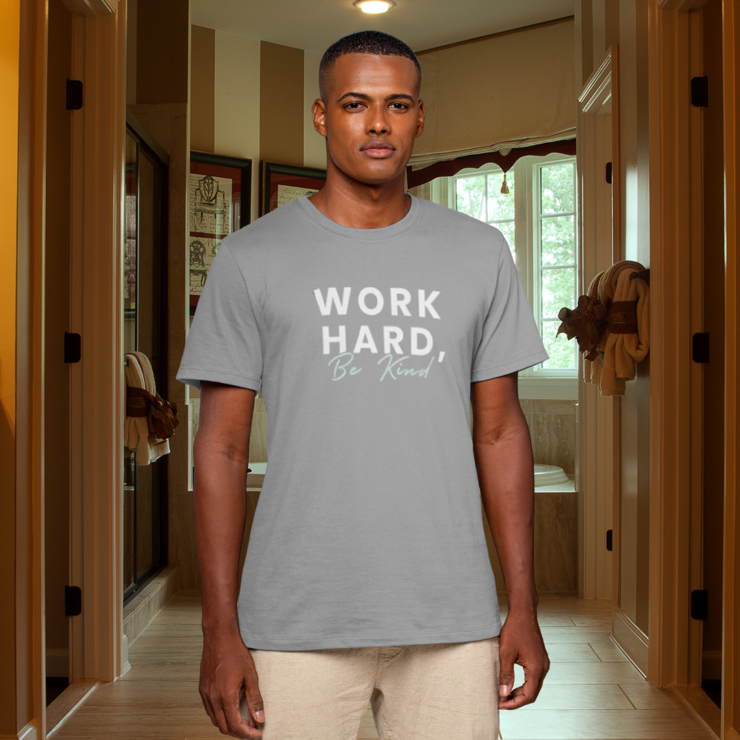 Work Hard, Be Kind – Modern Mint Tee (Unofficial)