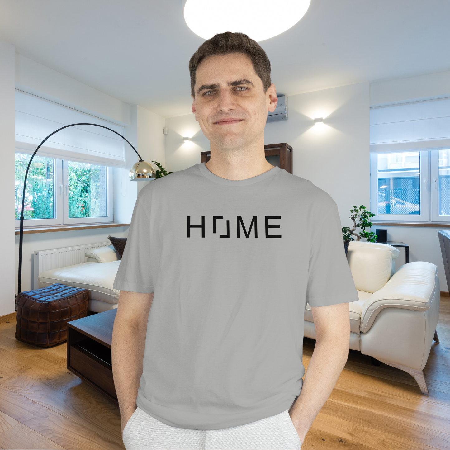 At Home With REAL – Black Tee
