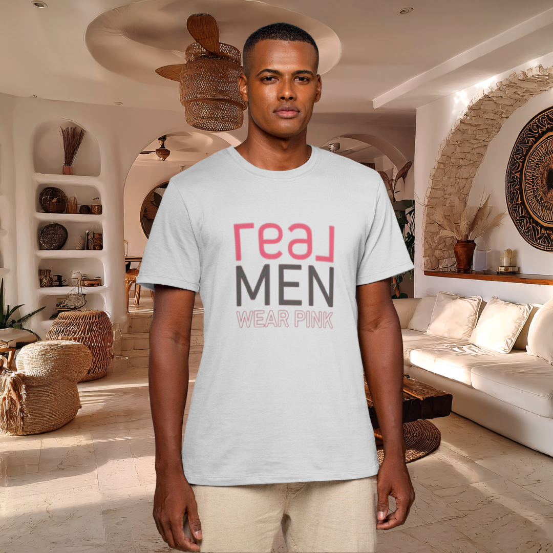 REAL Men Wear Pink – The Confident Agent Tee