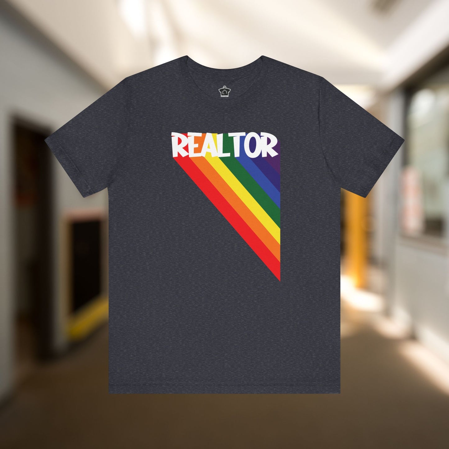 Realtor Rainbow Triangle Tshirt