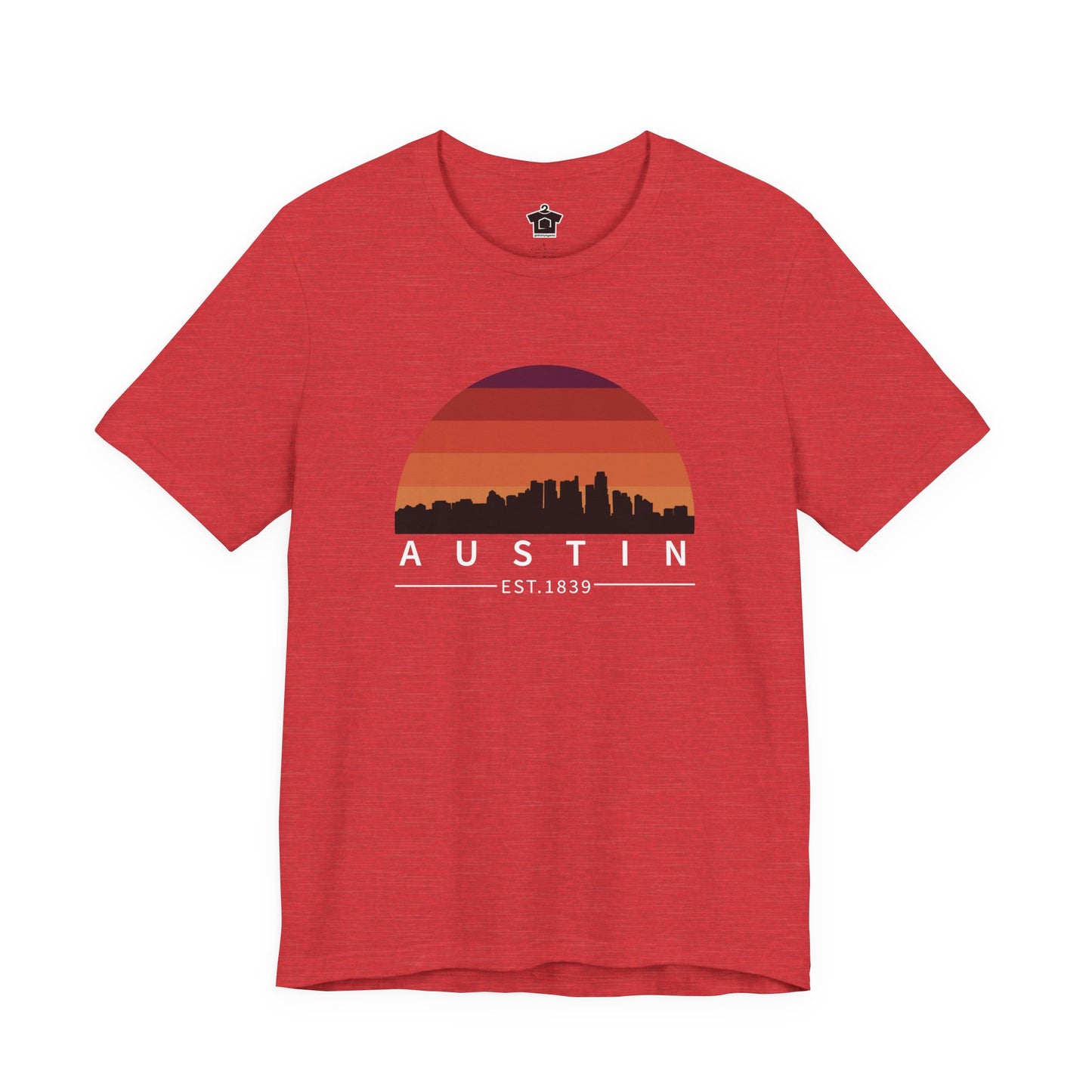Austin Established Retro Sunset Tshirt