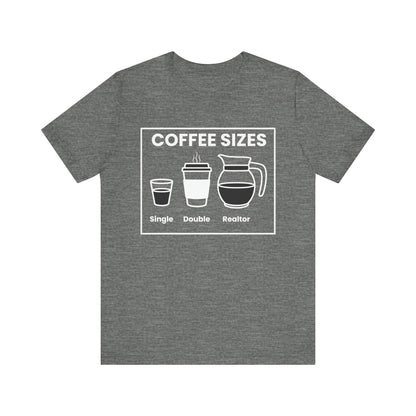 Coffee Sizes for Realtors