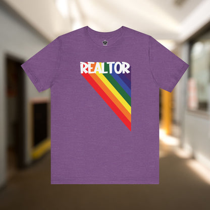 Realtor Rainbow Triangle Tshirt