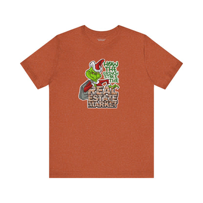 How The Grinch Stole The Real Estate Market – The Perfect Realtor® Holiday Tee