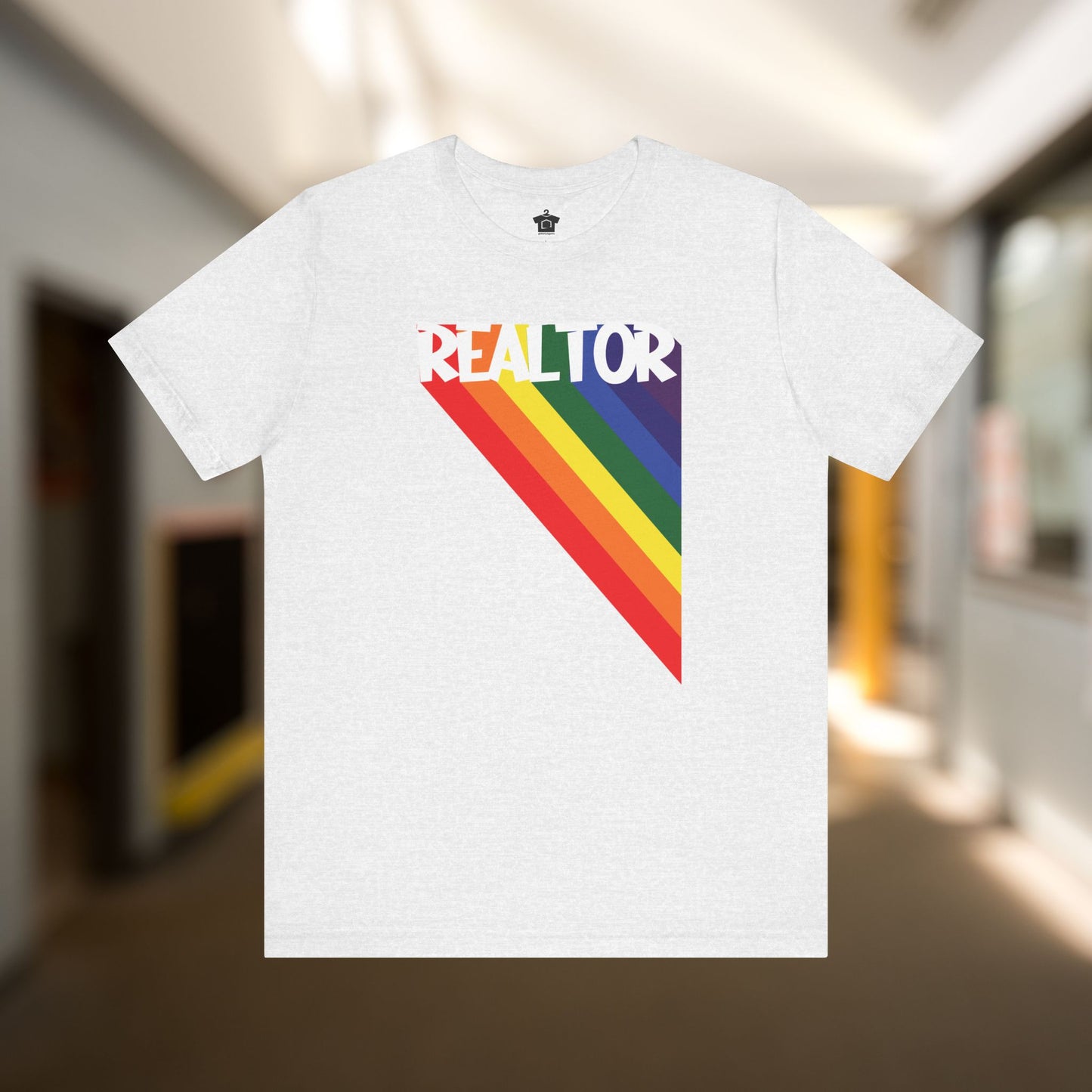 Realtor Rainbow Triangle Tshirt