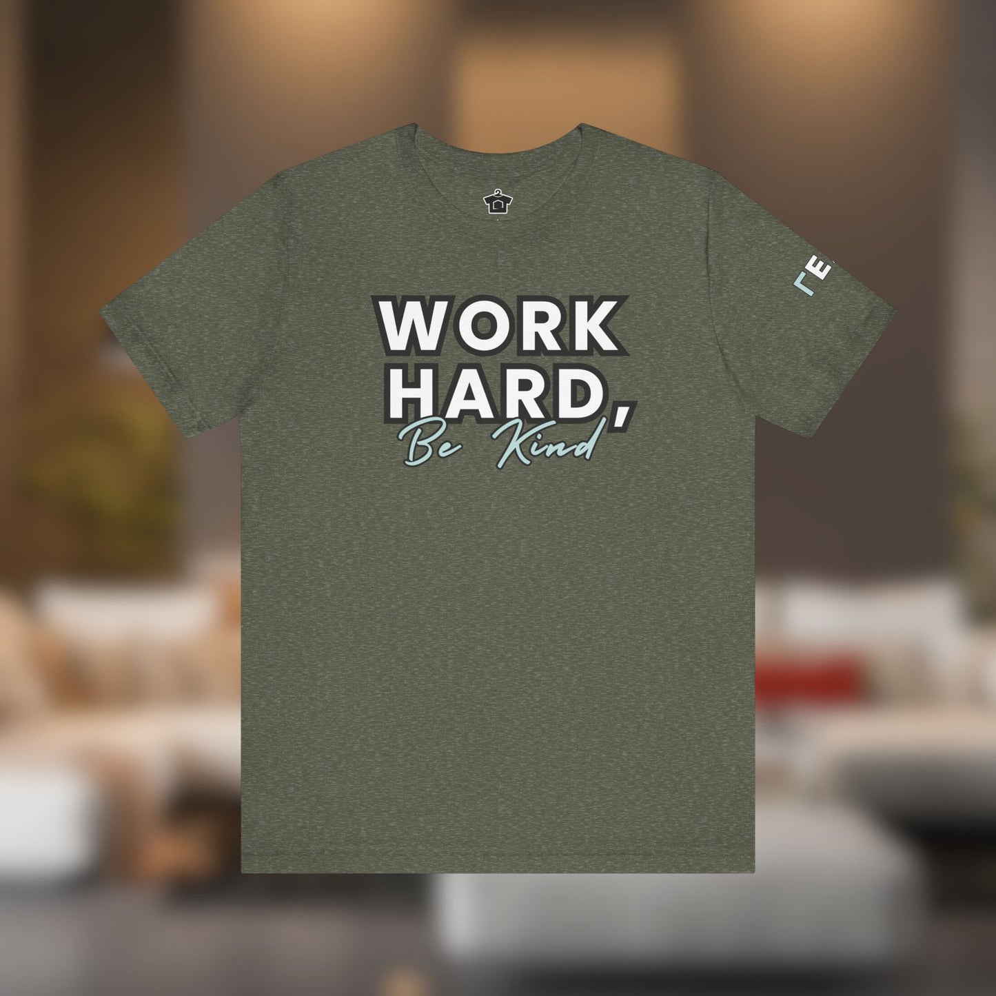 Work Hard, Be Kind – Modern Mint Tee (Unofficial)