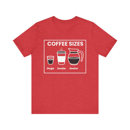 Coffee Sizes for Realtors