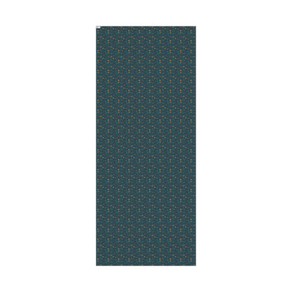 Pastel Open House Retro Pattern Holiday Gift Wrap