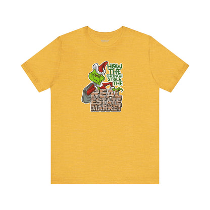 How The Grinch Stole The Real Estate Market – The Perfect Realtor® Holiday Tee