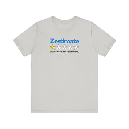 How Accurate Is The Zestimate? - Funny Real Estate T-Shirt