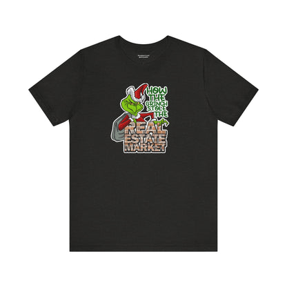 How The Grinch Stole The Real Estate Market – The Perfect Realtor® Holiday Tee